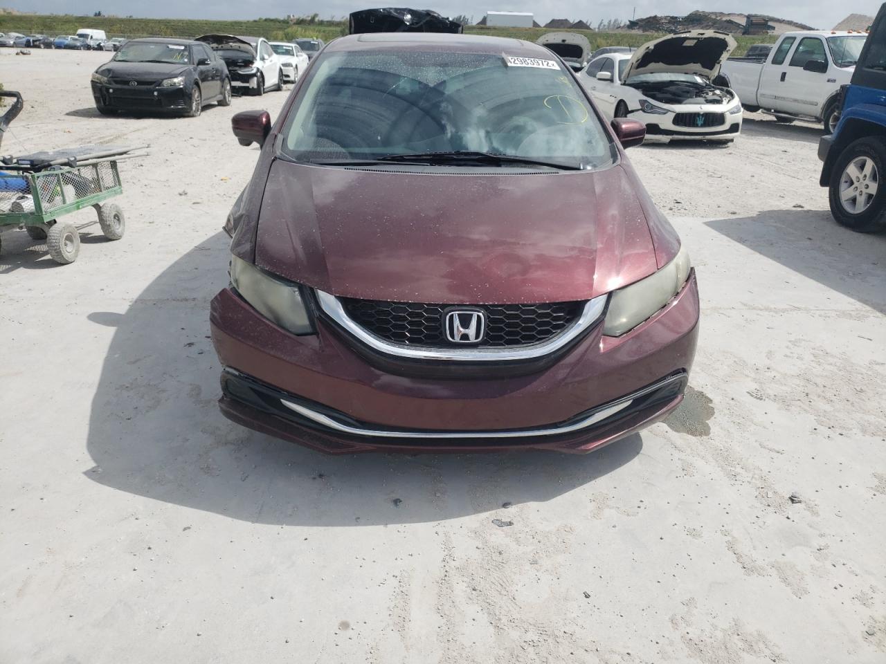 Photo 9 from auction – 2014 HONDA CIVIC EX with VIN 19XFB2F83EE037068