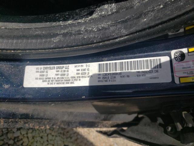 Photo 10 from auction – 2011 CHRYSLER 200 LX with VIN 1C3BC4FB1BN584189
