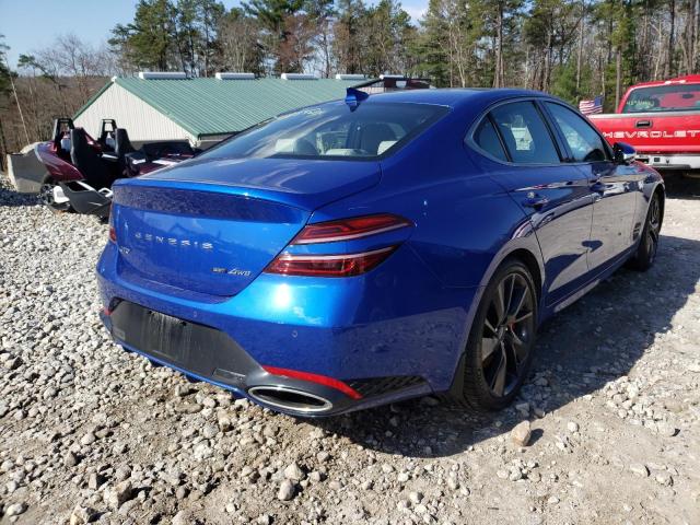 Photo 4 from auction – 2022 GENESIS G70 BASE with VIN KMTG54TE9NU085419