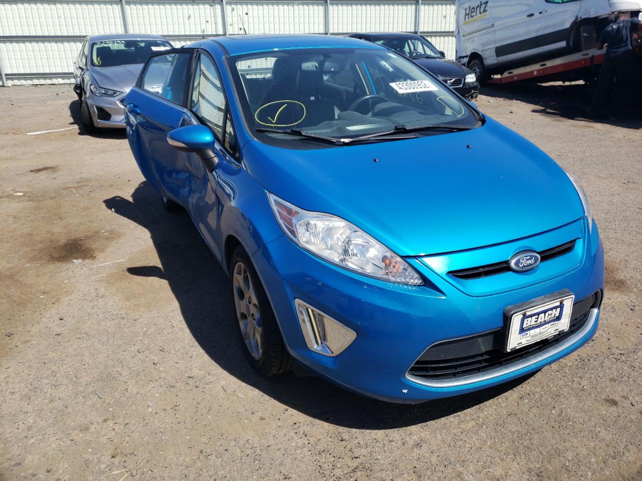 FORD FIESTA SES 2012 with VIN 3FADP4FJXCM160527 - Photo from auction
