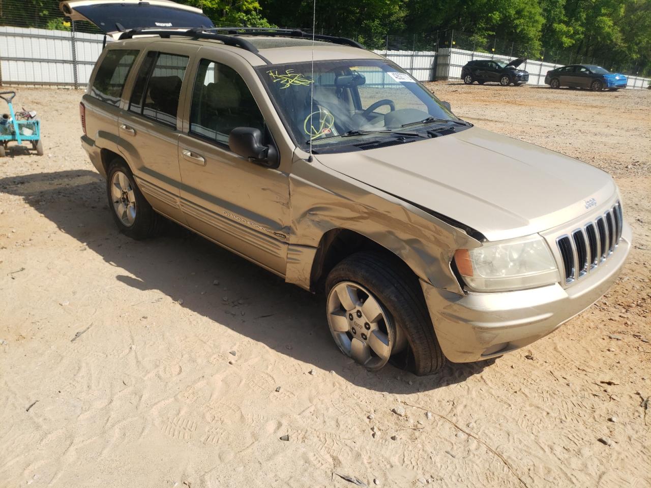 JEEP GRAND CHER 2001 with VIN 1J4GW58S01C552284 - Photo from auction