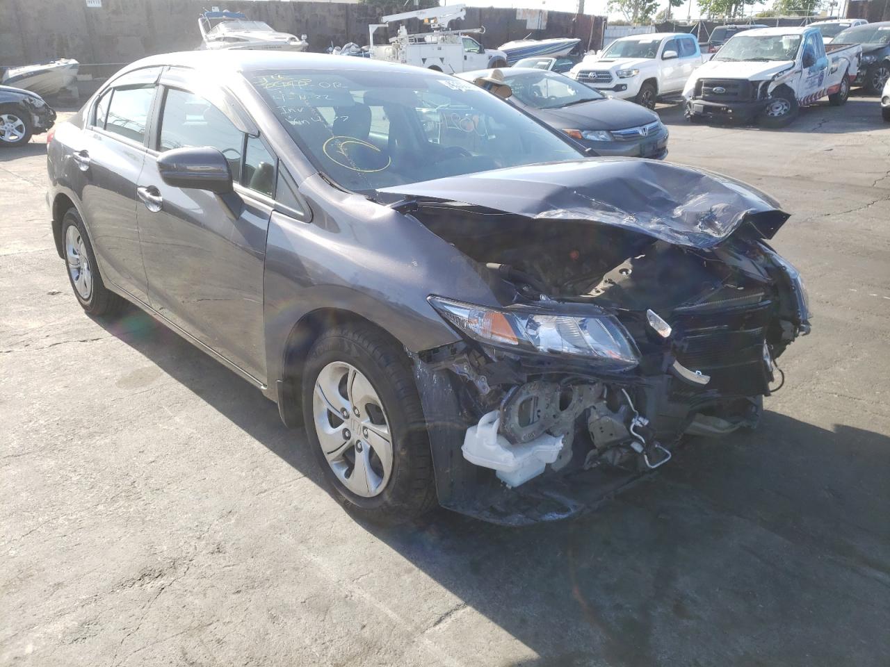 Photo 1 from auction – 2015 HONDA CIVIC LX with VIN 19XFB2F59FE244877