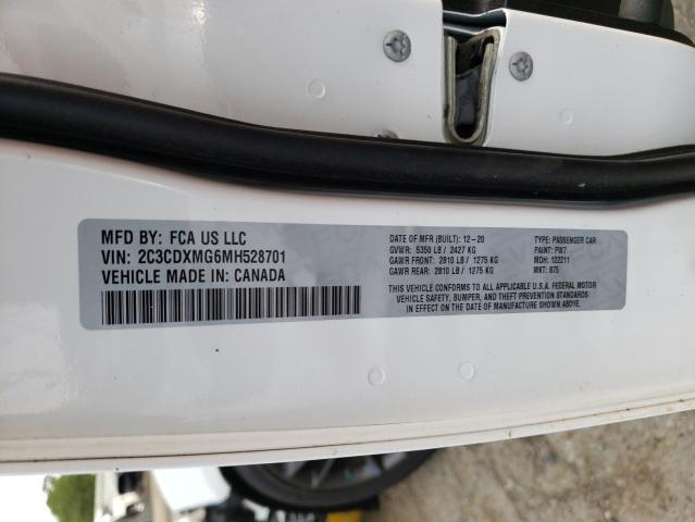 Photo 10 from auction – 2021 DODGE CHARGER GT with VIN 2C3CDXMG6MH528701