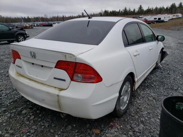 Photo 4 from auction – 2008 HONDA CIVIC HYBR with VIN JHMFA36208S801818