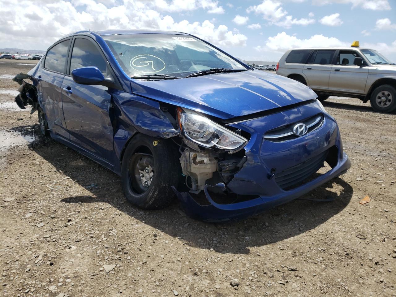 HYUNDAI ACCENT SE 2016 with VIN KMHCT4AEXGU000978 - Photo from auction