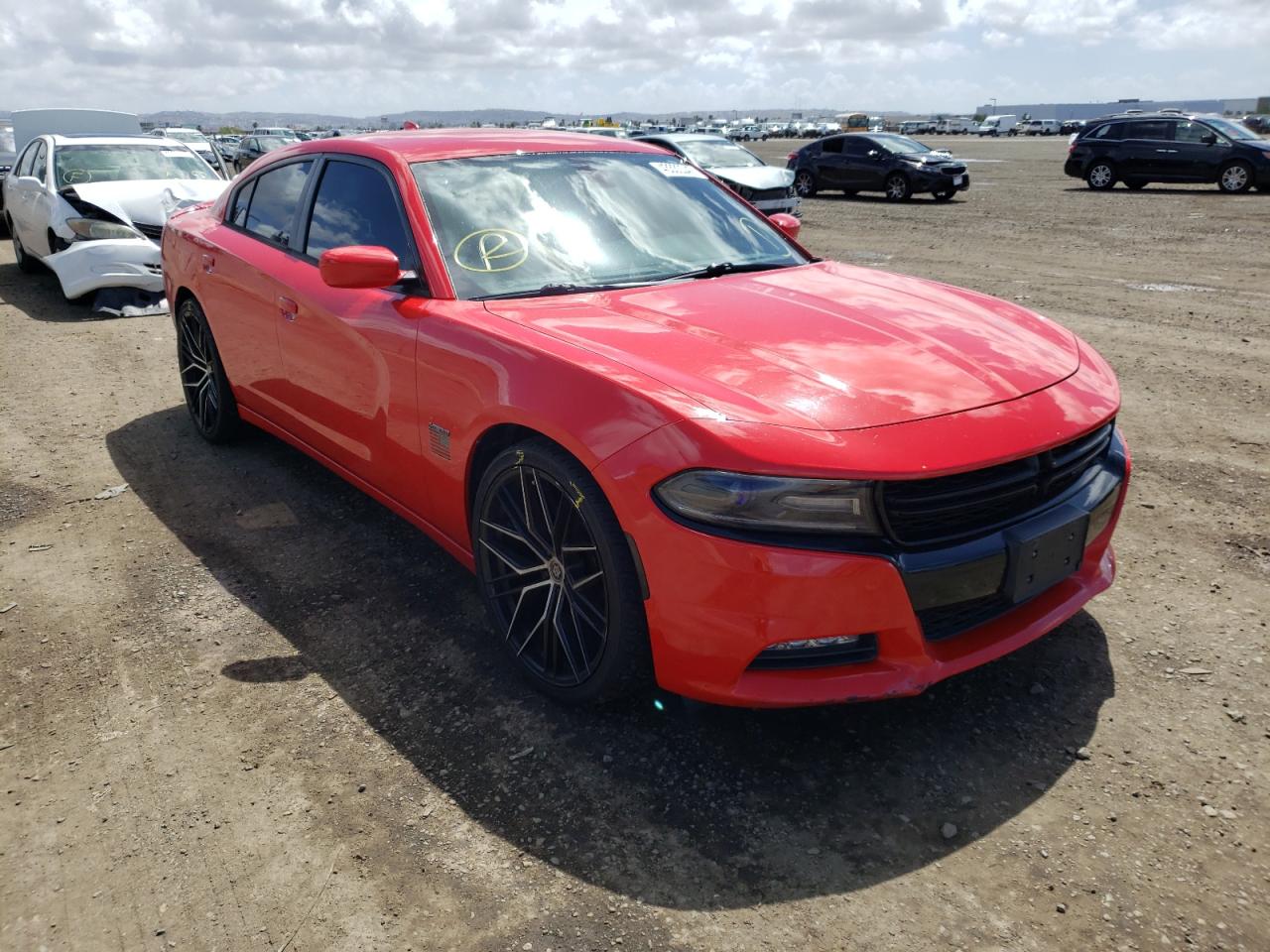 DODGE CHARGER R/ 2015 with VIN 2C3CDXCT3FH928331 - Photo from auction