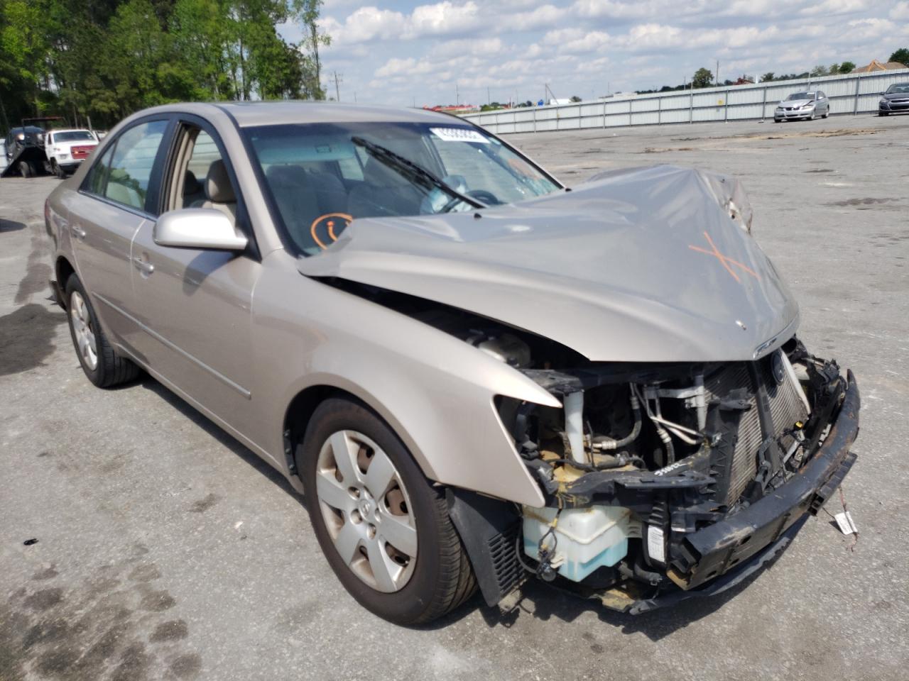 HYUNDAI SONATA GLS 2008 with VIN 5NPET46C08H391350 - Photo from auction