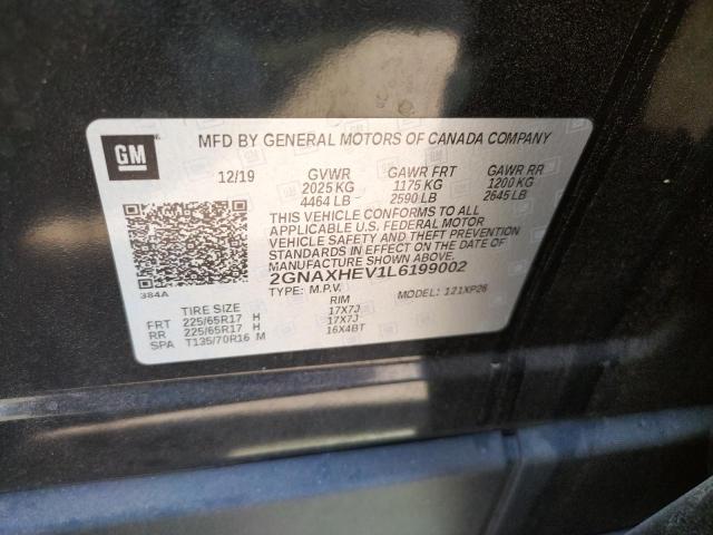 Photo 10 from auction – 2020 CHEVROLET EQUINOX LS with VIN 2GNAXHEV1L6199002