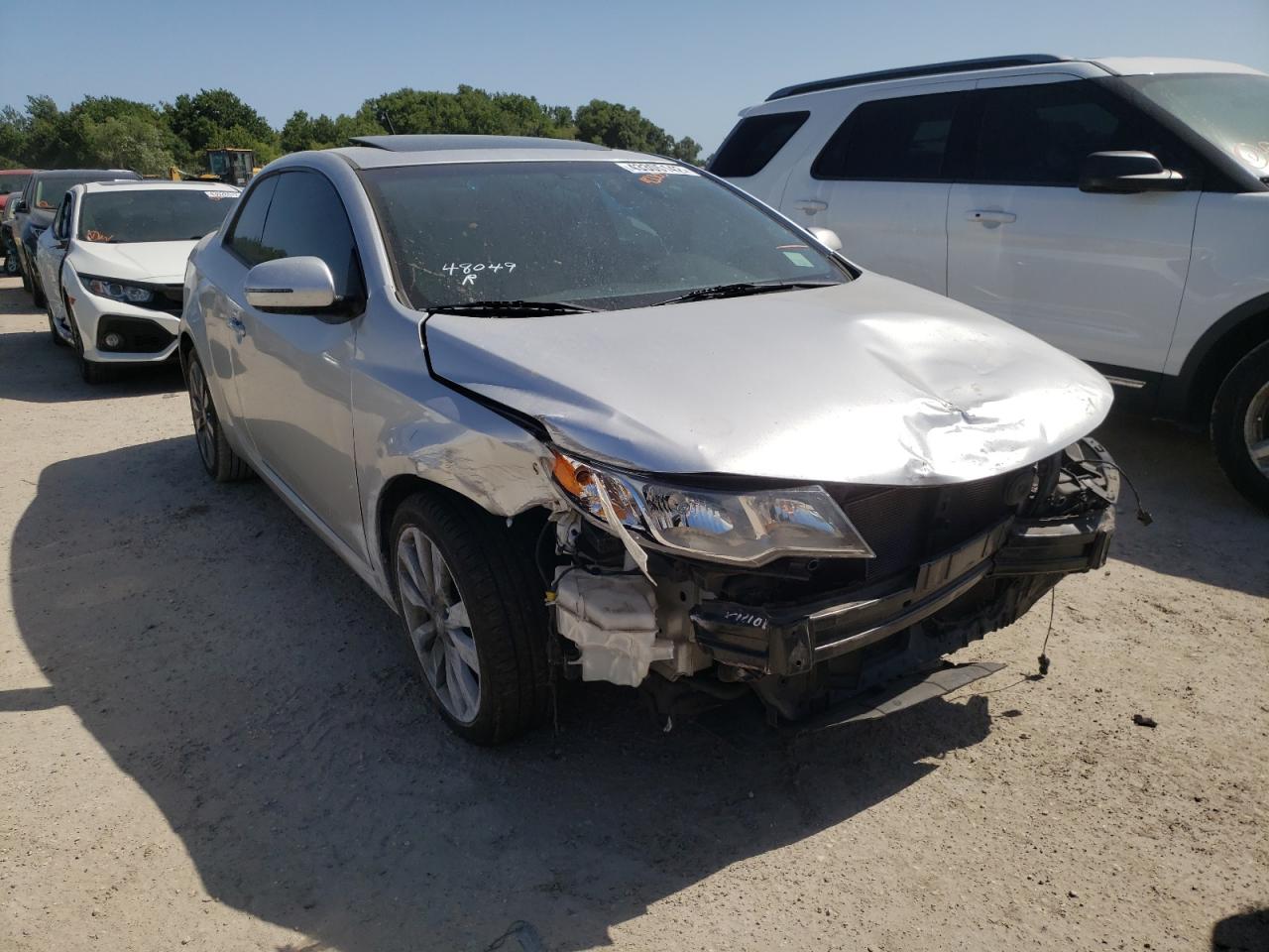 KIA FORTE SX 2012 with VIN KNAFW6A30C5468433 - Photo from auction