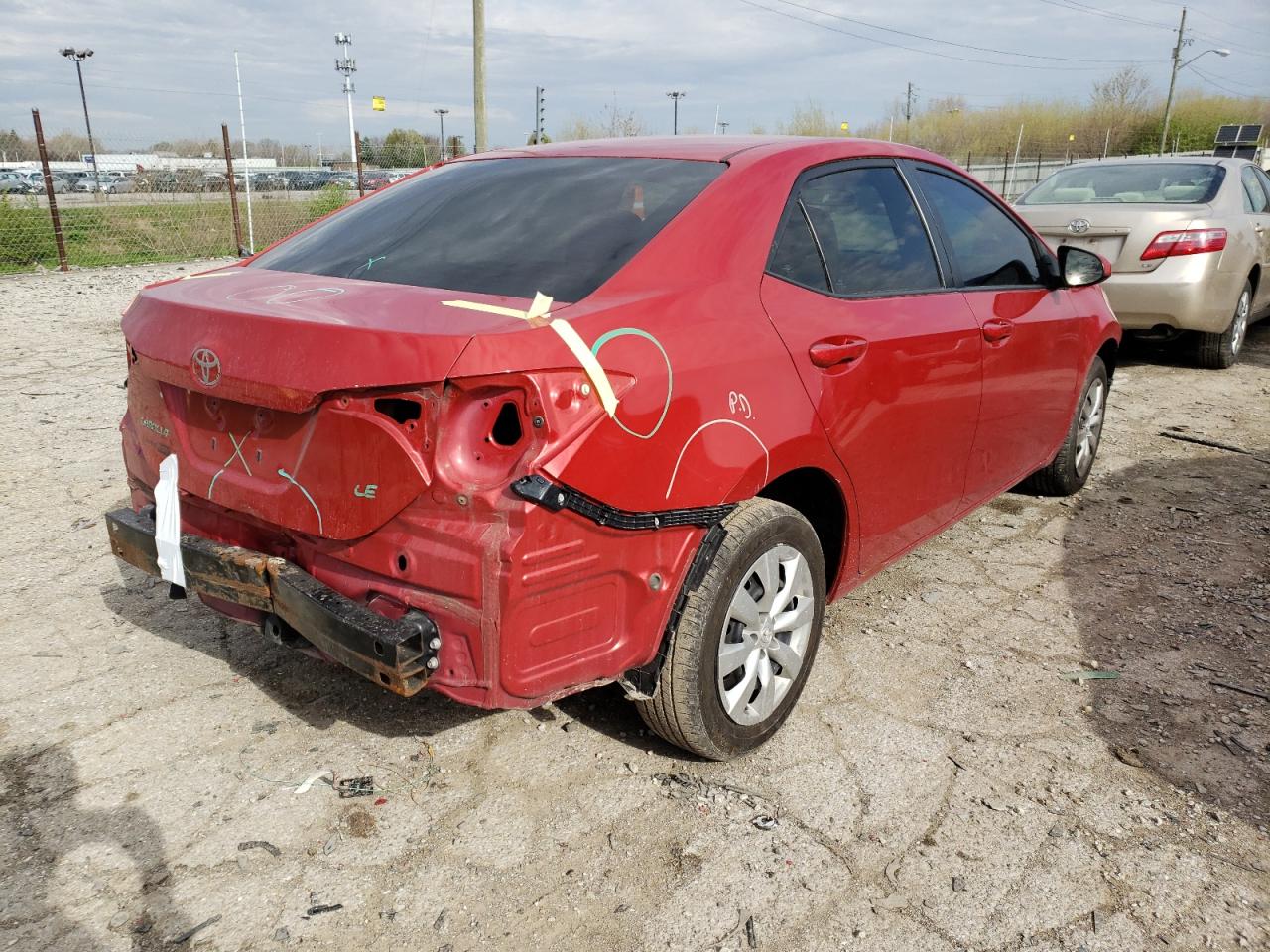 Photo 4 from auction – 2014 TOYOTA COROLLA L with VIN 5YFBURHEXEP096704