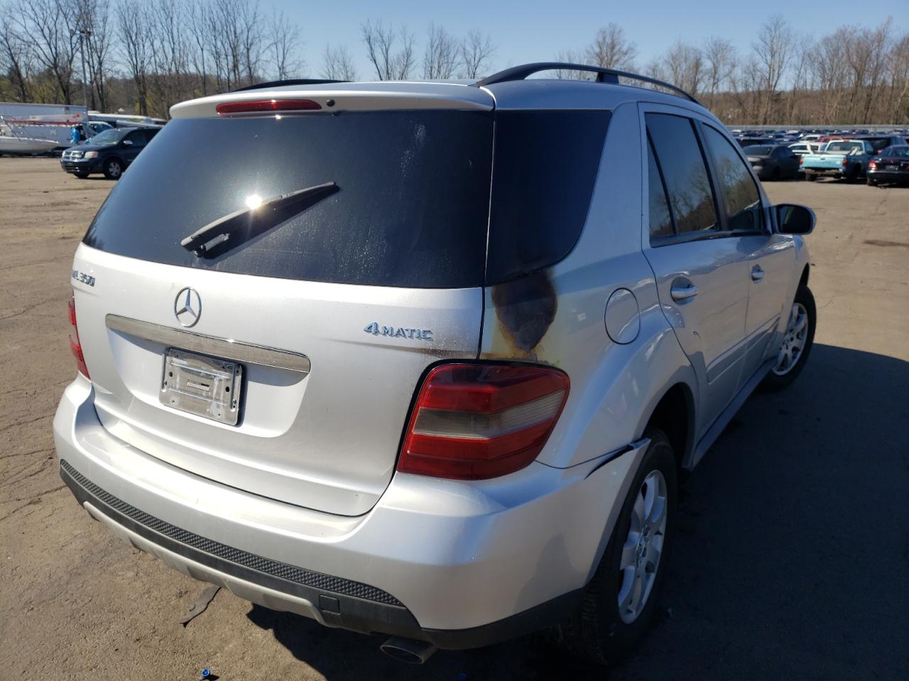 Photo 4 from auction – 2007 MERCEDES-BENZ ML 350 with VIN 4JGBB86E27A280122