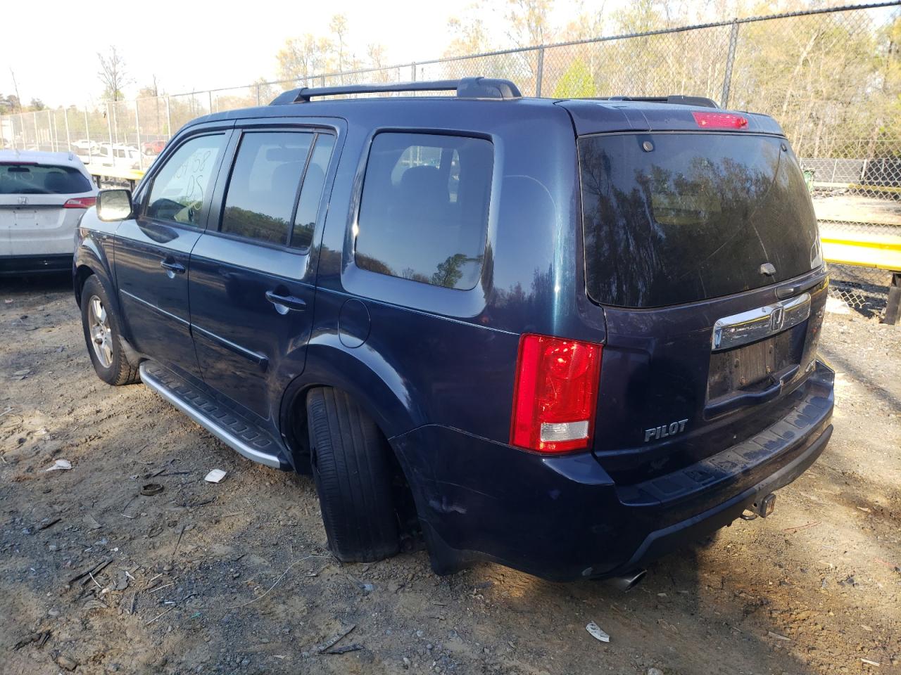 Photo 3 from auction – 2009 HONDA PILOT EXL with VIN 5FNYF486X9B029926