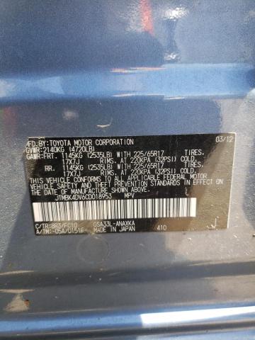 Фото 10 с аукциона – 2012 TOYOTA RAV4 с VIN JTMBK4DV6CD018953