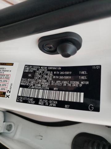 Photo 10 from auction – 2022 LEXUS GX 460 with VIN JTJAM7BX6N5313394