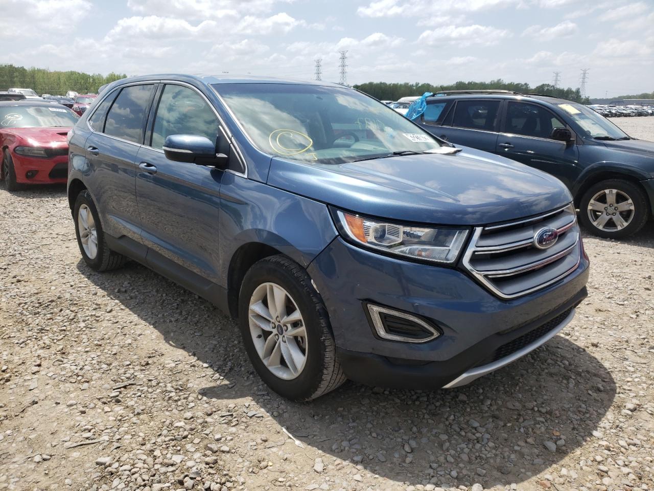FORD EDGE SEL 2018 with VIN 2FMPK4J97JBB58019 - Photo from auction