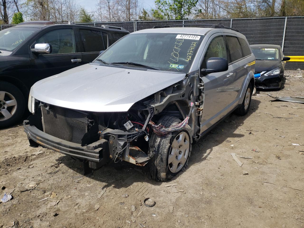 Photo 2 from auction – 2009 DODGE JOURNEY SE with VIN 3D4GG47B19T515200