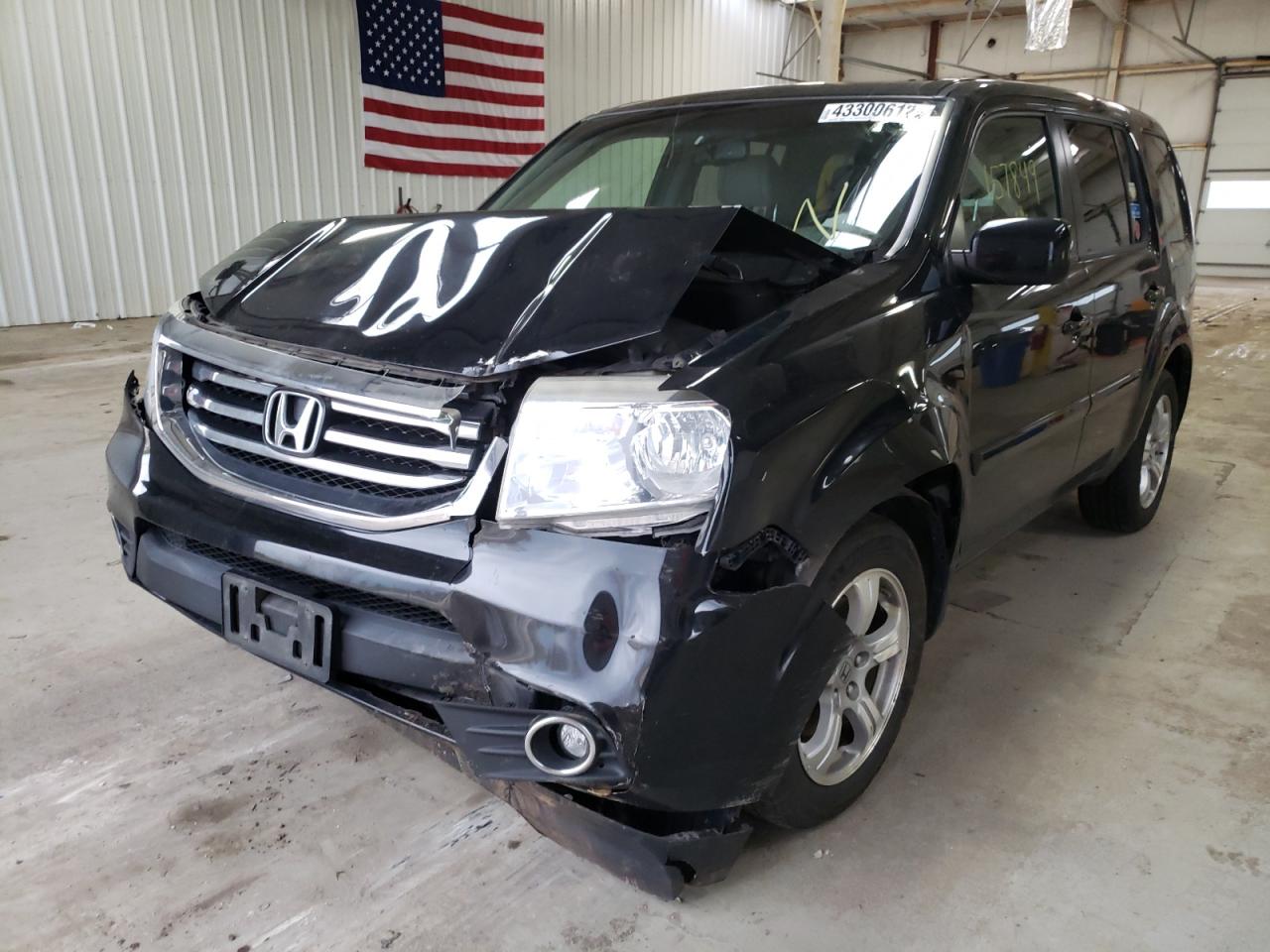 Photo 2 from auction – 2013 HONDA PILOT EXL with VIN 5FNYF4H53DB037348