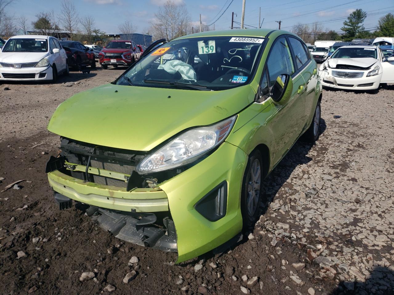 Photo 2 from auction – 2012 FORD FIESTA SE with VIN 3FADP4EJ8CM131366