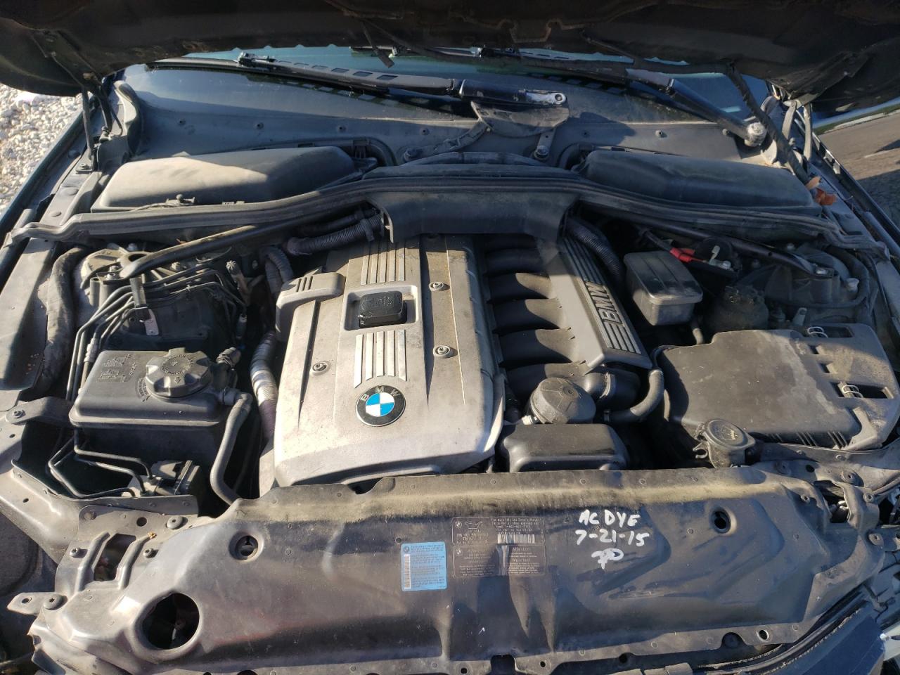 Photo 7 from auction – 2007 BMW 525 I with VIN WBANE53587CY07707