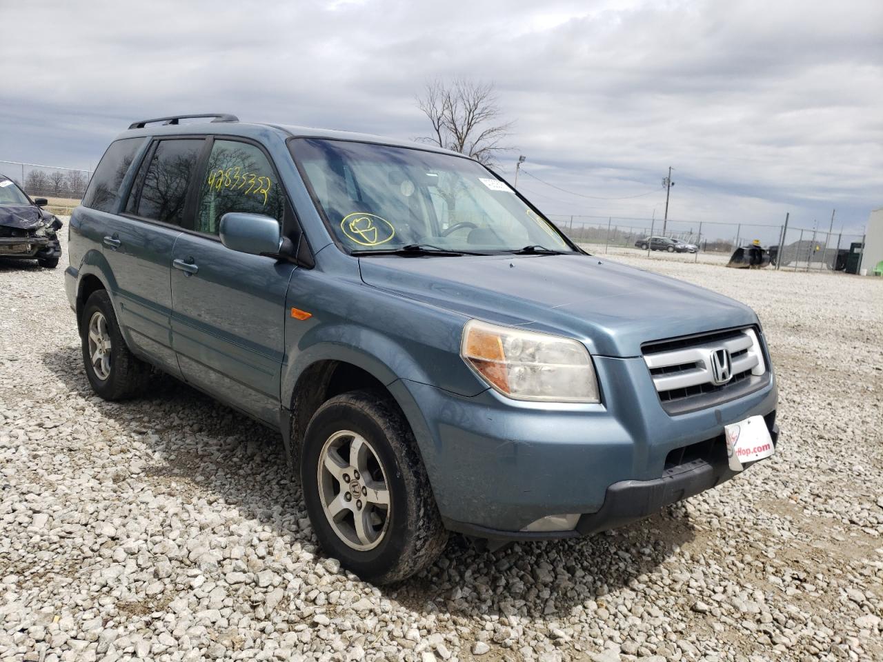 HONDA PILOT EXL 2007 with VIN 5FNYF18597B032223 - Photo from auction