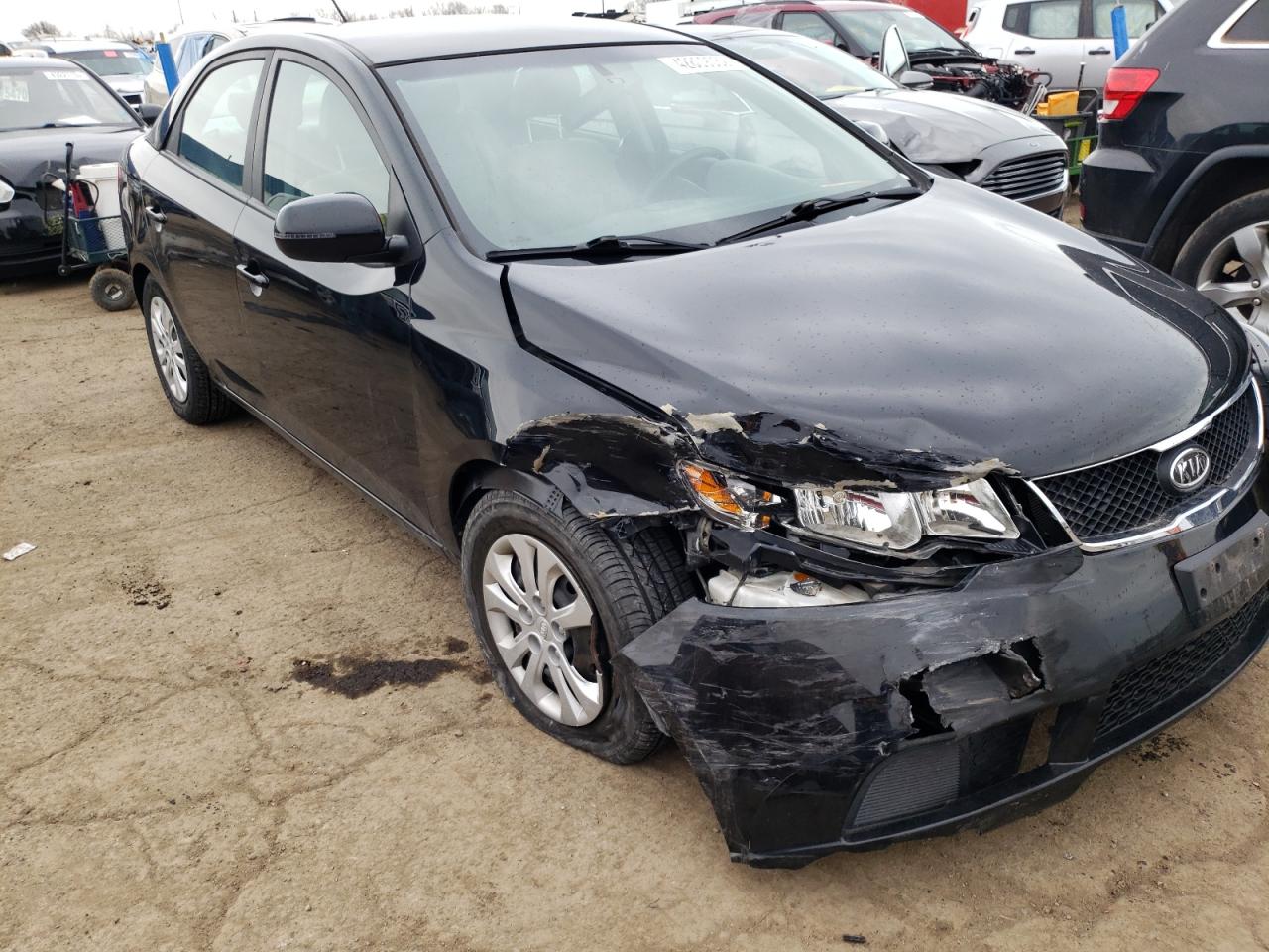 KIA FORTE EX 2012 with VIN KNAFU4A25C5495046 - Photo from auction
