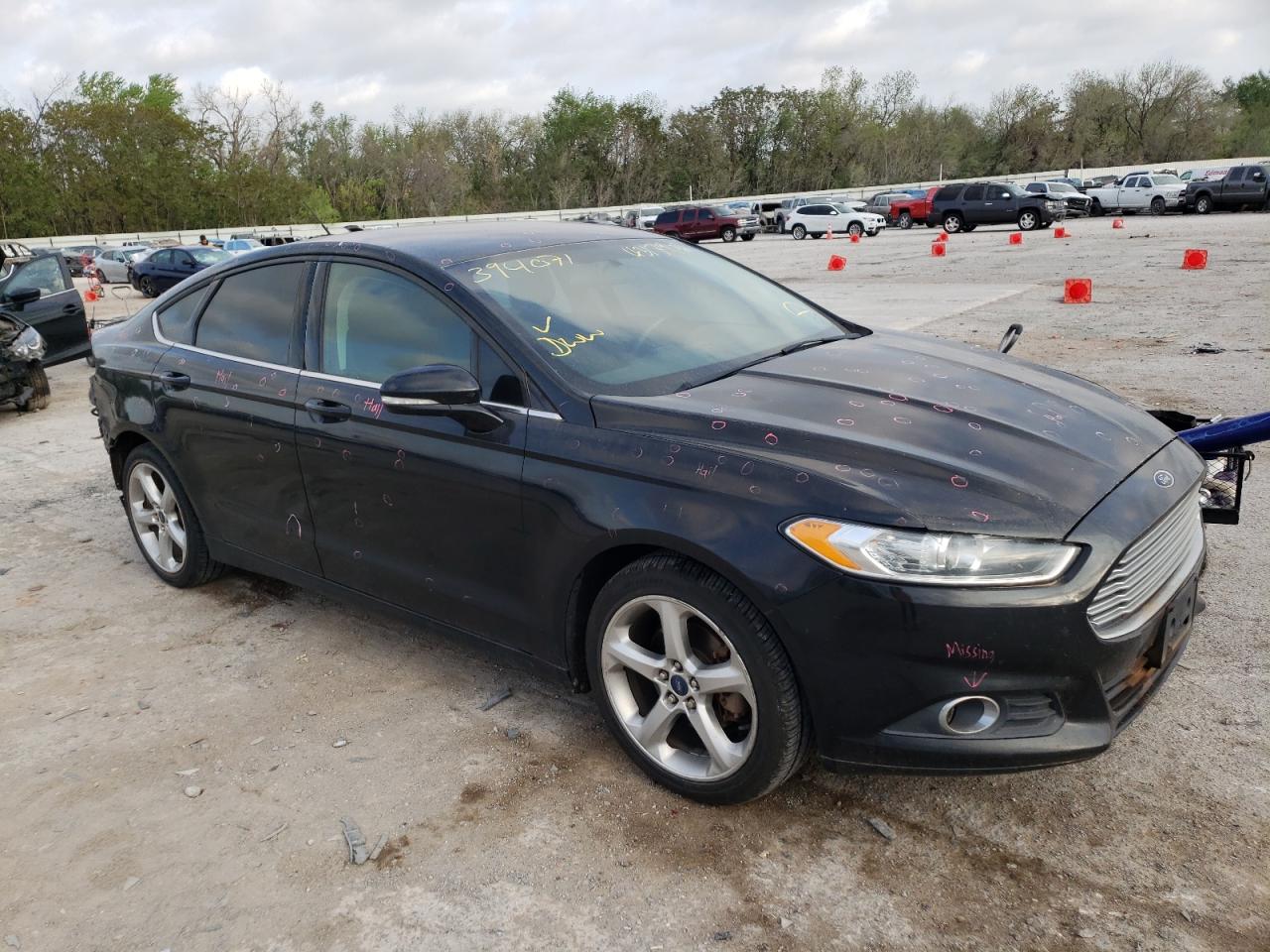 FORD FUSION SE 2014 with VIN 1FA6P0HDXE5394071 - Photo from auction