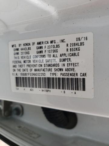 Photo 10 from auction – 2017 ACURA TLX TECH with VIN 19UUB1F50HA002293