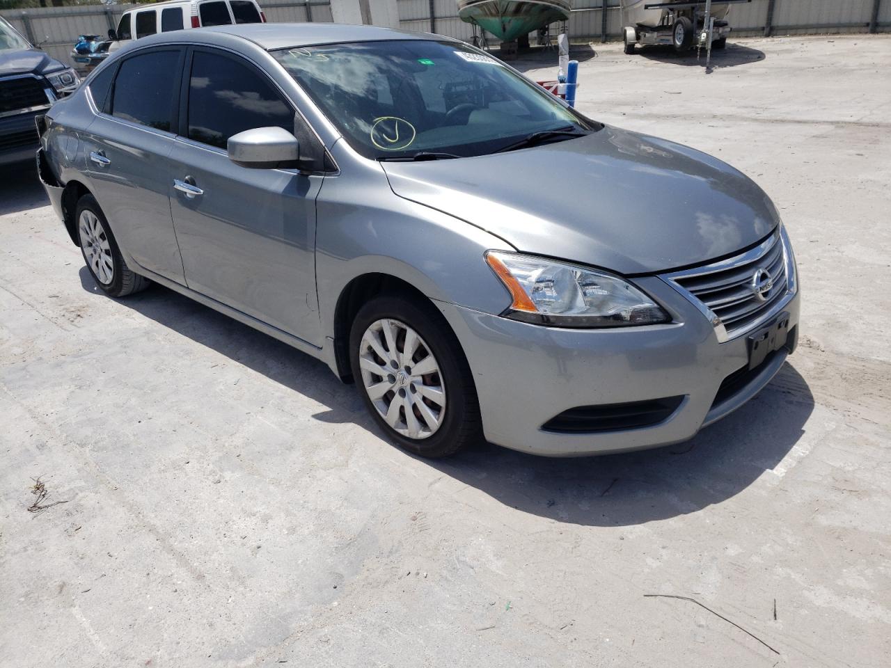 NISSAN SENTRA S 2014 with VIN 3N1AB7AP8EL607182 - Photo from auction