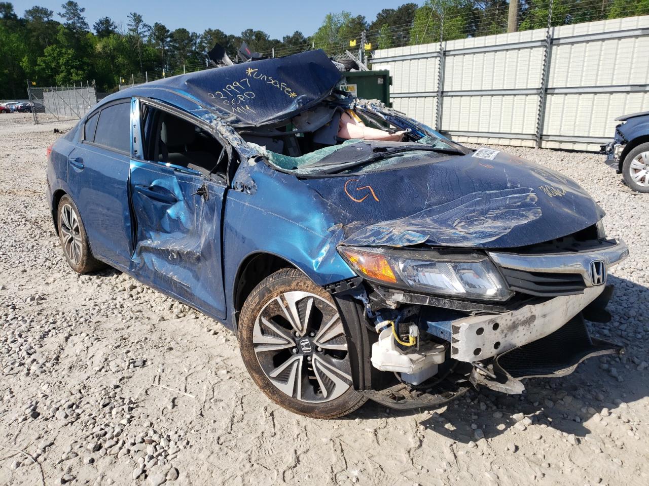 HONDA CIVIC LX 2012 with VIN 2HGFB2F56CH533071 - Photo from auction