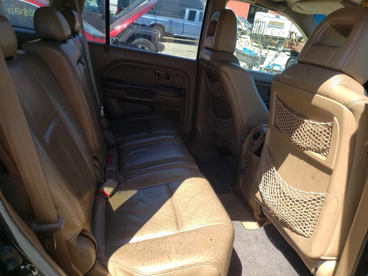 Photo 6 from auction – 2005 HONDA PILOT EXL with VIN 2HKYF18725H506190