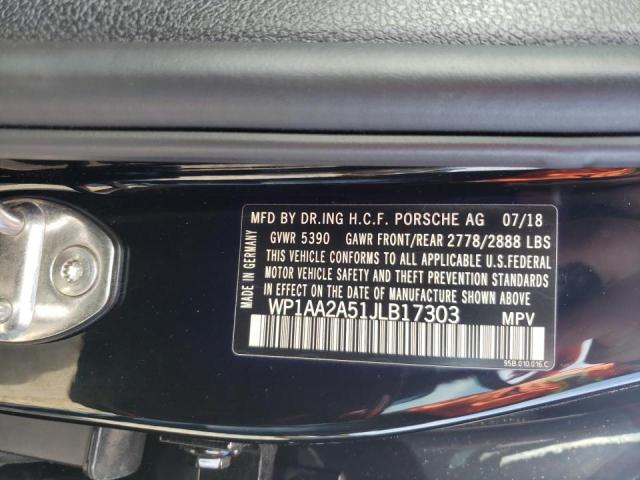 Photo 10 from auction – 2018 PORSCHE MACAN with VIN WP1AA2A51JLB17303