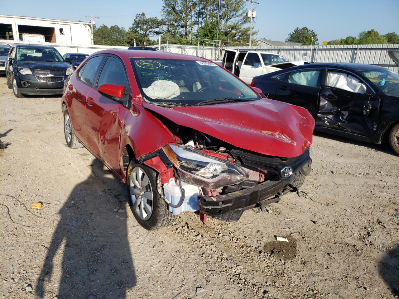 TOYOTA COROLLA L 2016 with VIN 5YFBURHE4GP514967 - Photo from auction