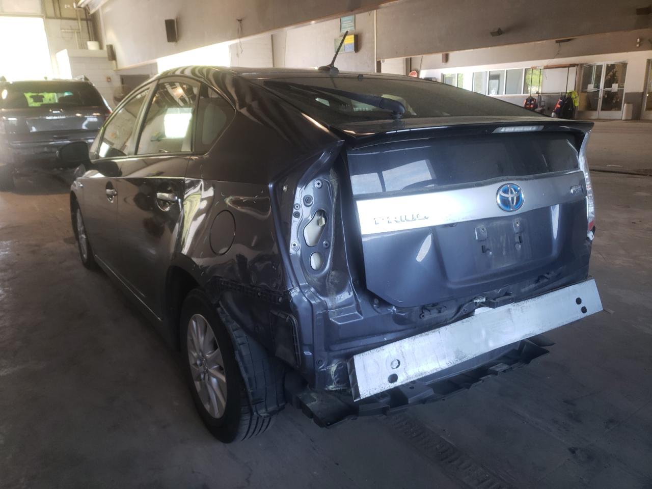 Photo 3 from auction – 2012 TOYOTA PRIUS PLUG with VIN JTDKN3DP2C3020224