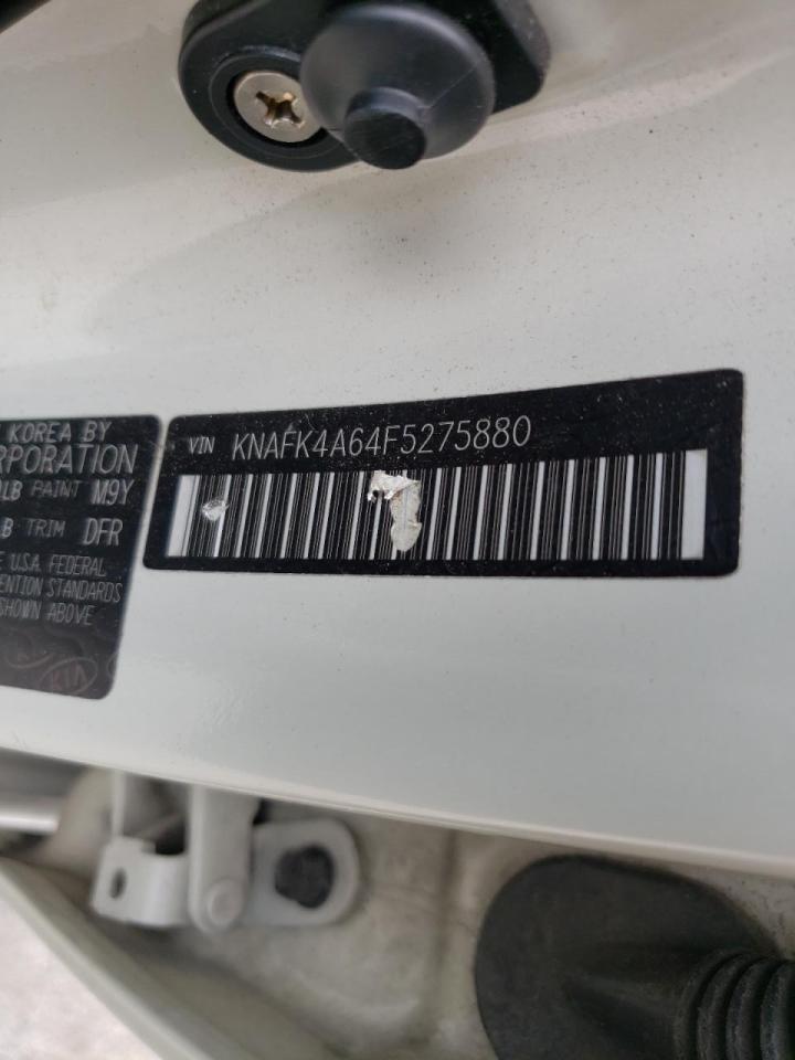 Photo 10 from auction – 2015 KIA FORTE LX with VIN KNAFK4A64F5275880