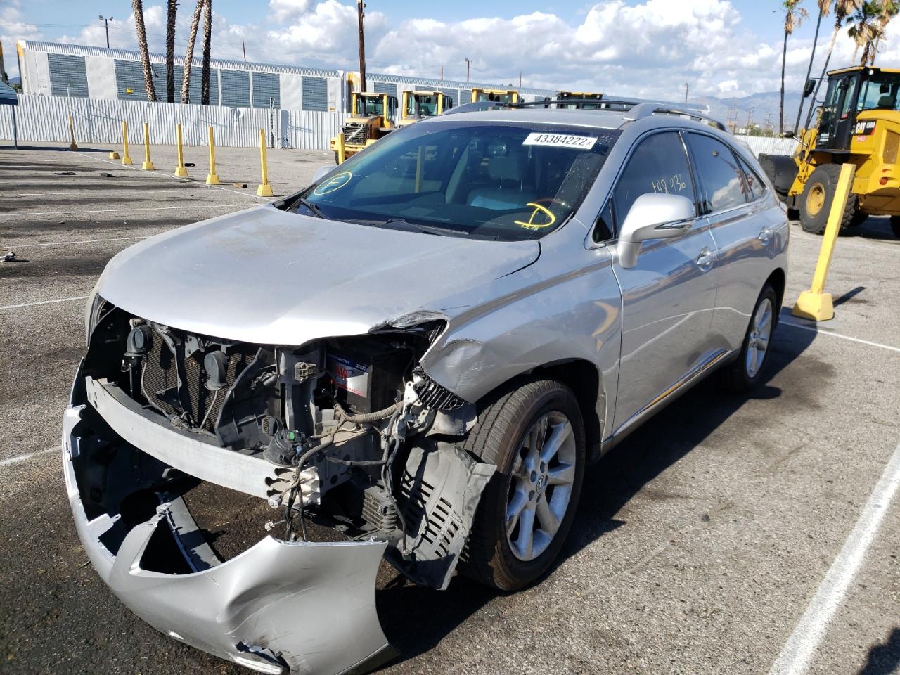 Photo 2 from auction – 2011 LEXUS RX 350 with VIN JTJZK1BA2B2003001