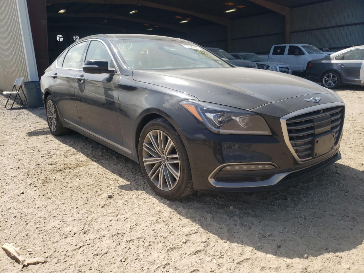 GENESIS G80 BASE 2018 with VIN KMHGN4JE4JU243754 - Photo from auction