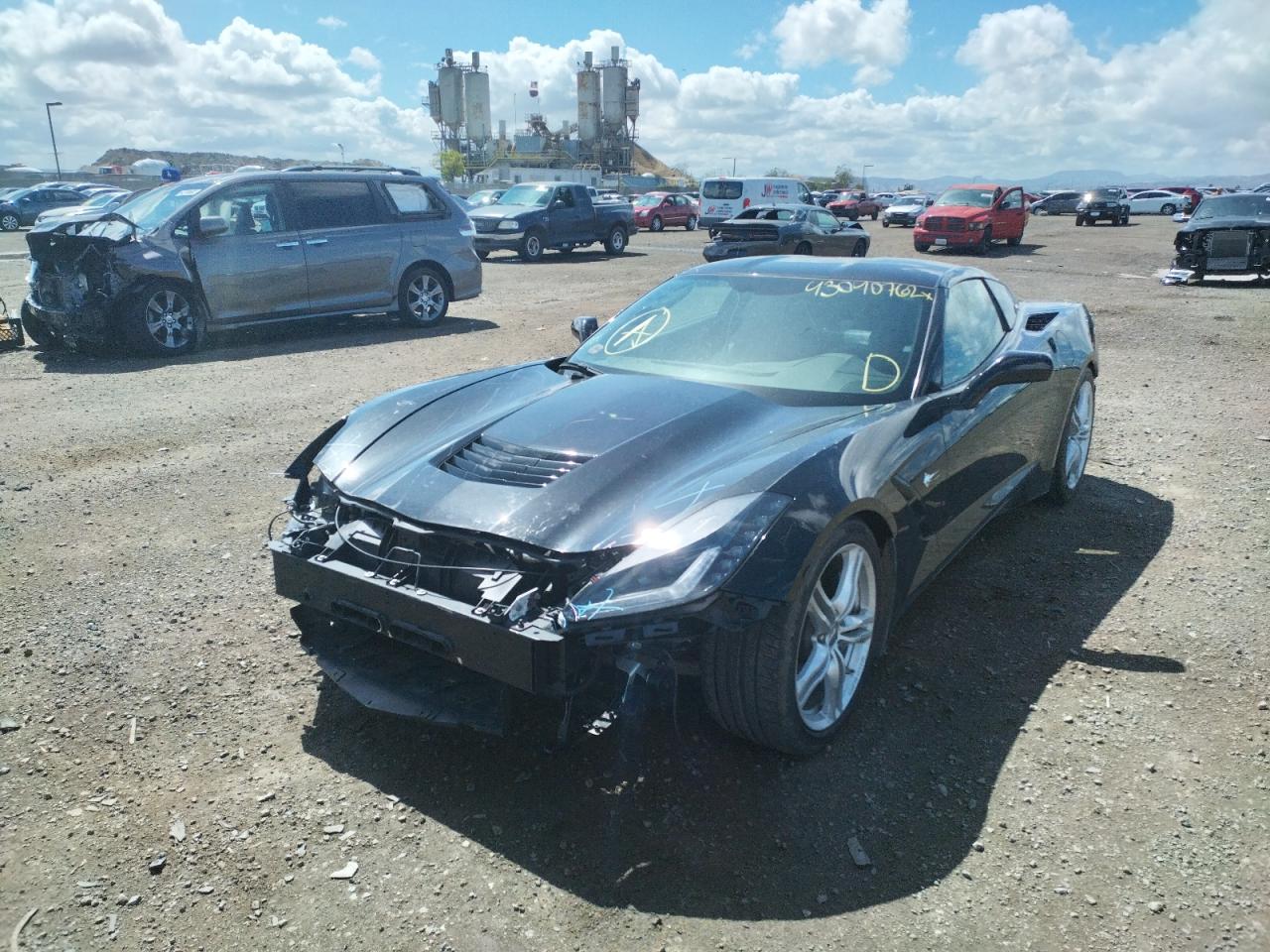 Photo 2 from auction – 2017 CHEVROLET CORVETTE S with VIN 1G1YA2D77H5117858