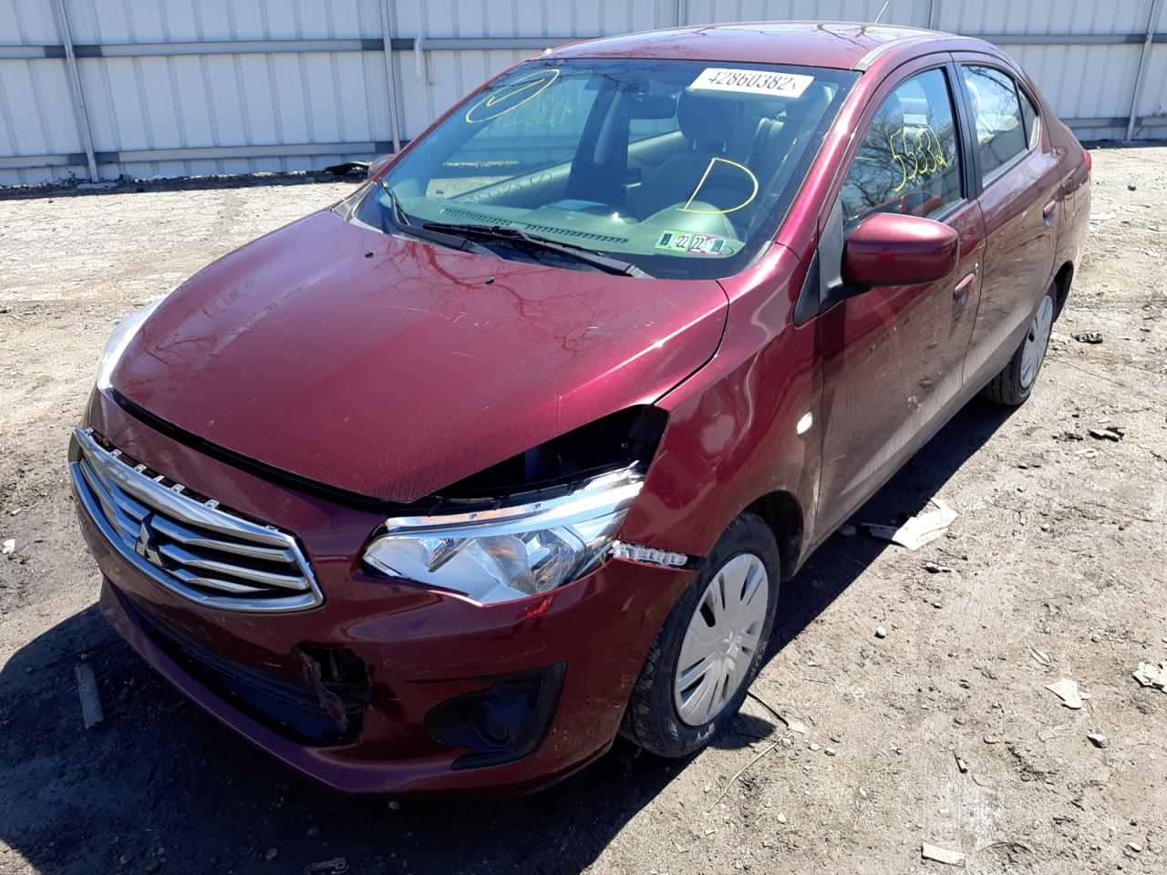 Photo 2 from auction – 2017 MITSUBISHI MIRAGE G4 with VIN ML32F3FJ2HHF18168