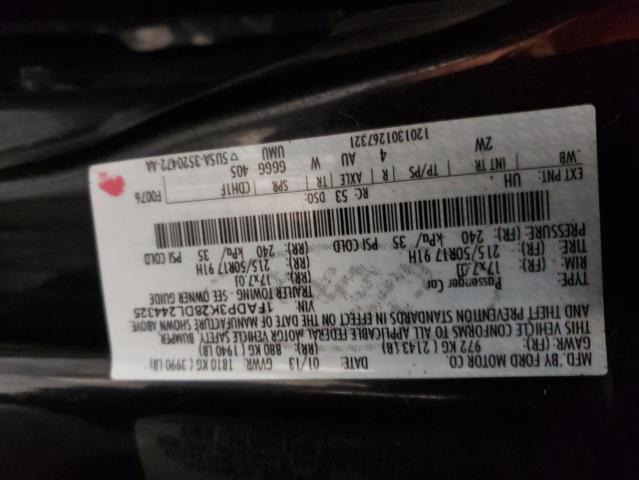 Photo 10 from auction – 2013 FORD FOCUS SE with VIN 1FADP3K28DL244325