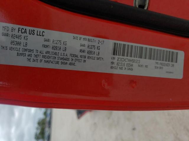 Photo 10 from auction – 2017 DODGE CHARGER R/ with VIN 2C3CDXCTXHH581213