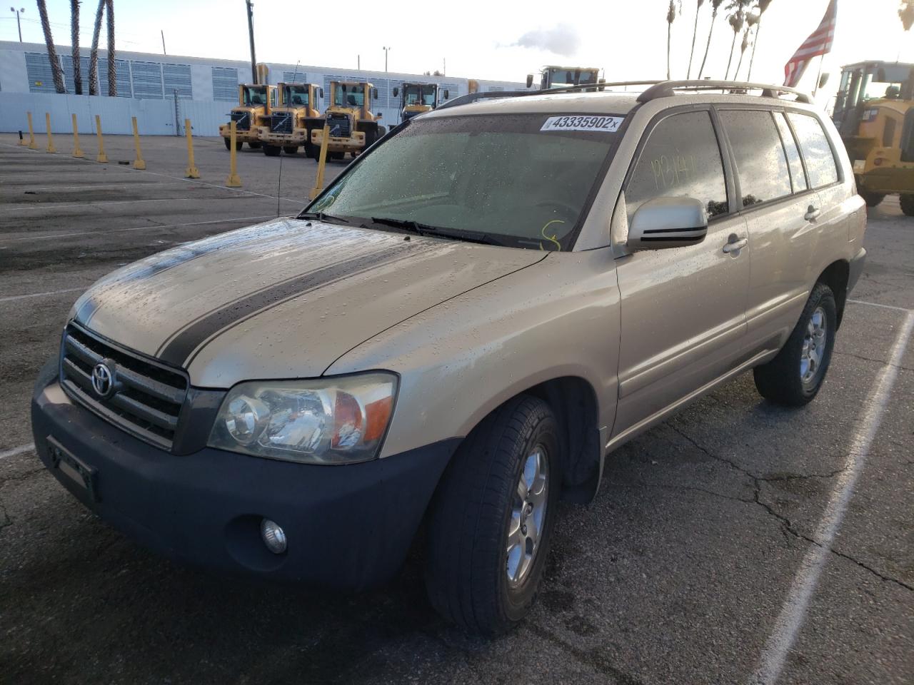 Photo 2 from auction – 2004 TOYOTA HIGHLANDER with VIN JTEGP21A640018839