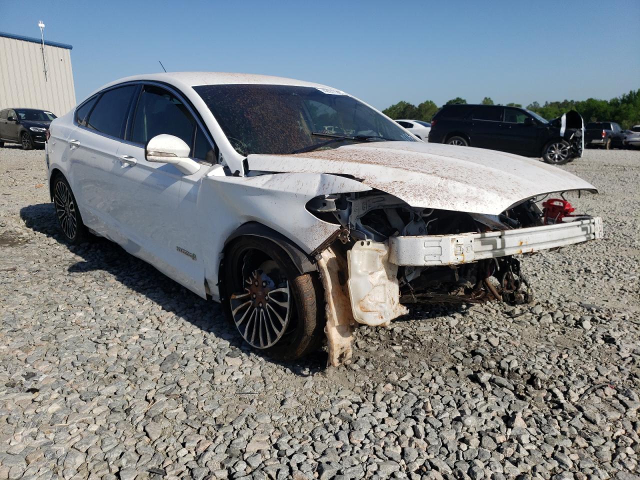 FORD FUSION TIT 2018 with VIN 3FA6P0RU3JR250593 - Photo from auction