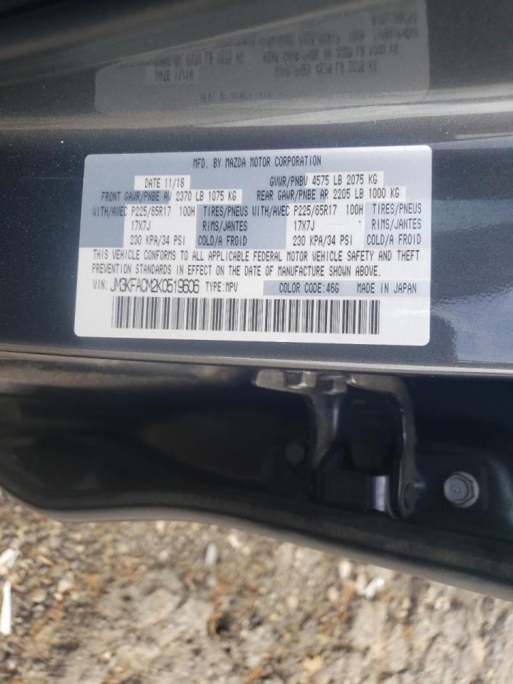Photo 10 from auction – 2019 MAZDA CX-5 TOURI with VIN JM3KFACM2K0519606