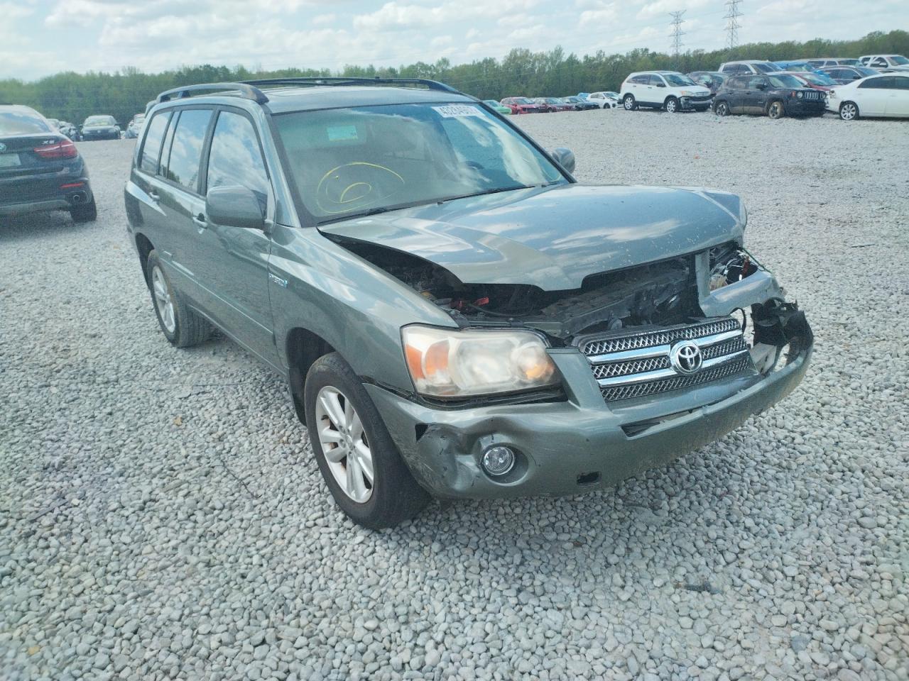 TOYOTA HIGHLANDER 2007 with VIN JTEEW21A370048704 - Photo from auction