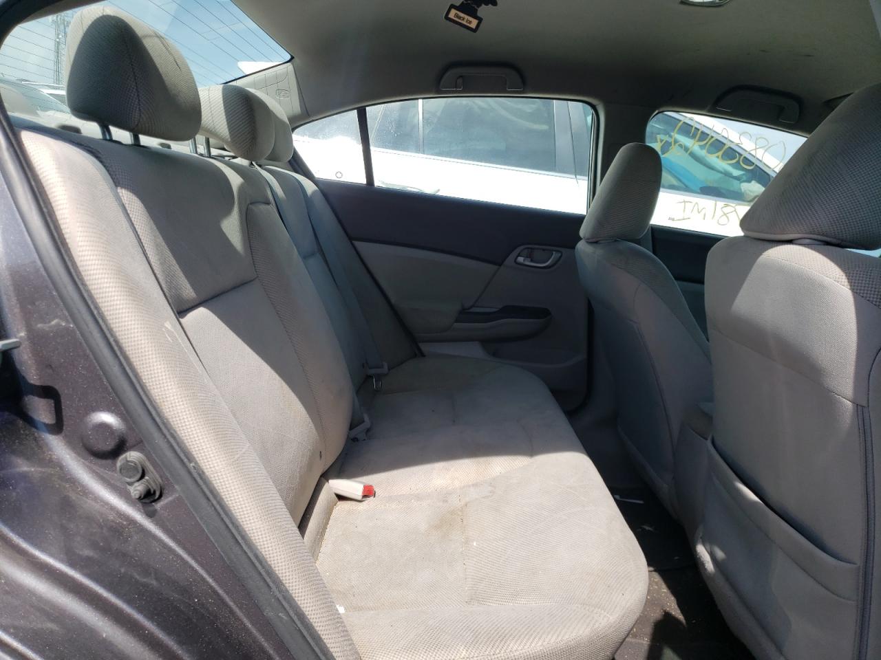 Photo 6 from auction – 2012 HONDA CIVIC LX with VIN 19XFB2F51CE013113