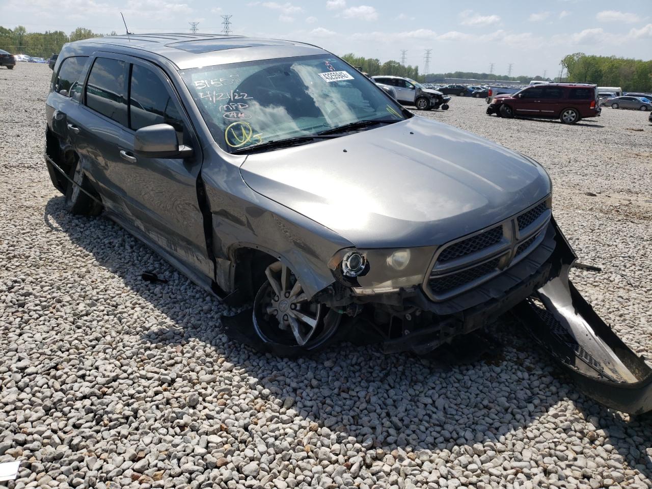 DODGE DURANGO R/ 2012 with VIN 1C4SDHCT2CC330534 - Photo from auction