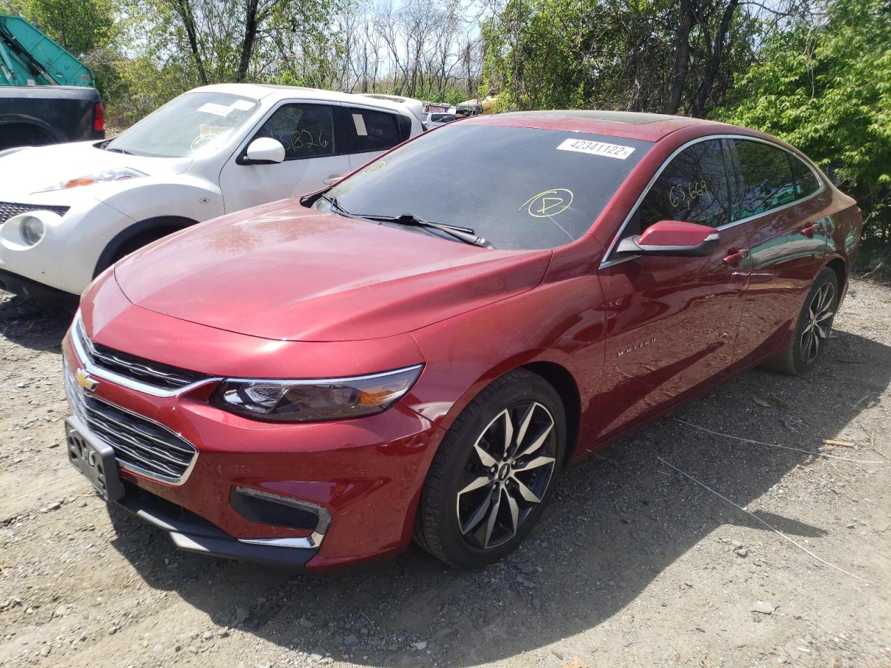 Photo 2 from auction – 2017 CHEVROLET MALIBU LT with VIN 1G1ZE5ST0HF274247