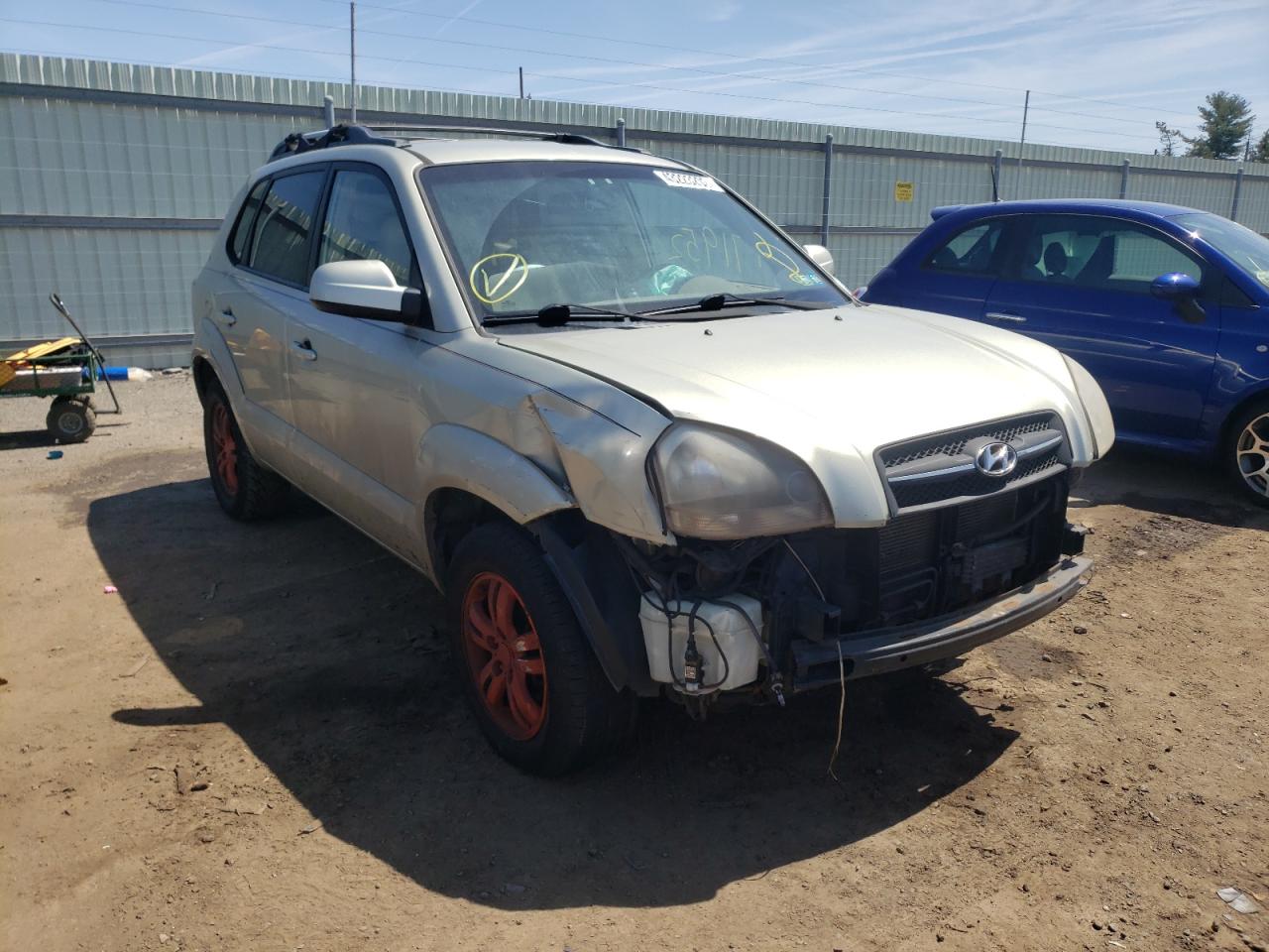 Photo 1 from auction – 2007 HYUNDAI TUCSON SE with VIN KM8JN72D67U592128
