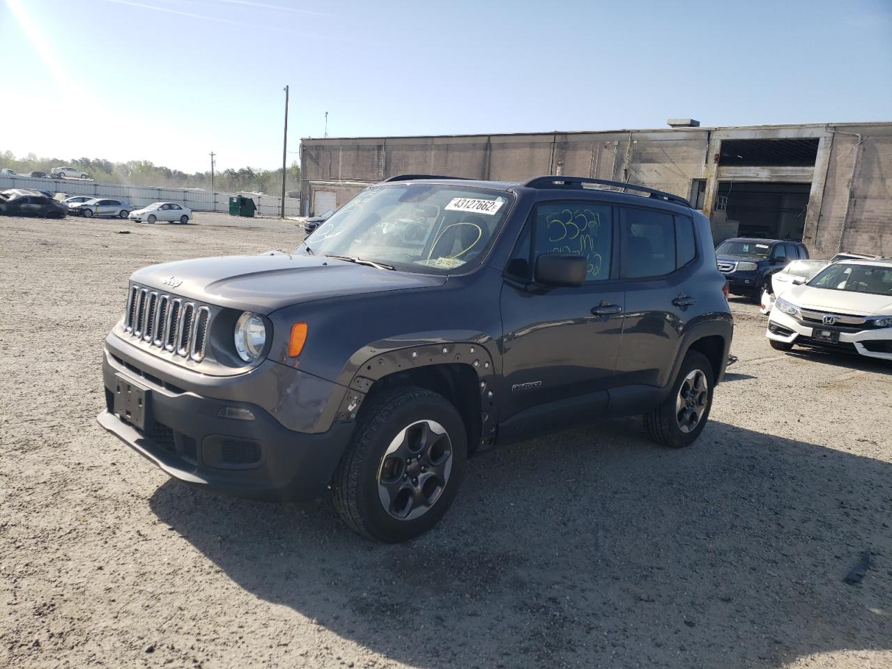 Photo 2 from auction – 2016 JEEP RENEGADE S with VIN ZACCJBAT0GPD50523