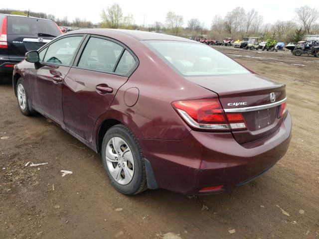 Photo 3 from auction – 2013 HONDA CIVIC LX with VIN 19XFB2F51DE286795